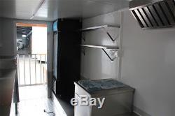 New 4MX2M Concession Stand Trailer Kitchen +Fryer +Stove Ship By Sea