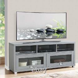 New 58 Durbin TV Stand for TVs up to 65-75, Gray Free Shipping