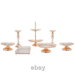New Cake Stand Cupcake Metal Dessert Table Stands Set for Wedding Birthday Party
