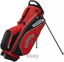 New Callaway 2021 X-Series Golf Black Red Stand Bag Free Shipping