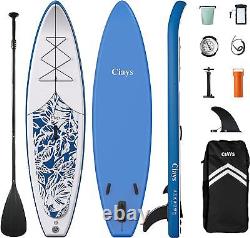 New Ciays Inflatable Stand Up Paddle Board SUP Accessories of Backpack Free Ship