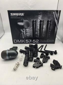New DMK57-52 Wired Drum Dynamic Microphone Kit With Additional Bracket free ship