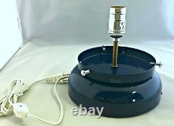 New Gas Pump Globe Lamp Stand Light Fixture Blue Free Shipping And Handling