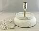 New Gas Pump Globe Lamp Stand Light Fixture White Free Shipping And Handling