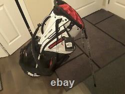 New Nike Air Hybrid Carry Stand Cart Golf Bag Black 14 Way Divider FREE SHIPPING