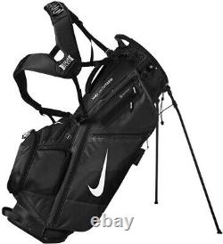 New Nike Air Hybrid Carry Stand Cart Golf Bag Black 14 Way Divider Free Shipping