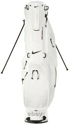 New Nike Golf Black White Stand Bag Sports Lite Unisex Free Shipping