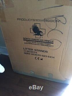 New North American Rescue 60-0014 Litter Stands 1 Set of 2. Free Shipping