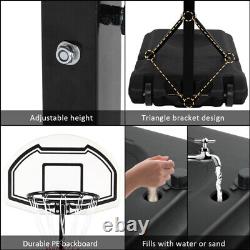 New Outdoor Basketball Hoop System Stand Adjustable Goal Training Fast Shipping