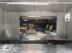 New Stainless Steel Concession Stand Trailer Mobile Kitchen 3 Fryer Ship By Sea