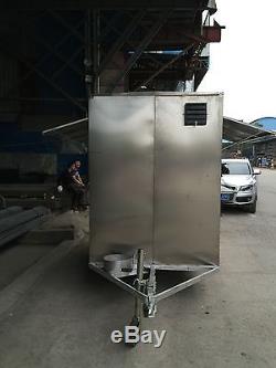 New Stainless Steel Concession Stand Trailer Mobile Kitchen Free Sea Shipping