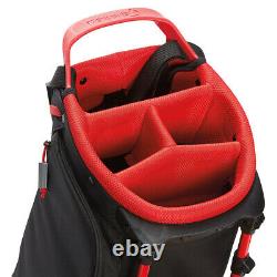 New Taylormade Flex Tech Lite Golf Bag Grey Cool / Red Stand Bag Free Ship
