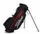 New Titleist 2020 Players 4 Plus Stand Bag Black/Black/Red Free Shipping