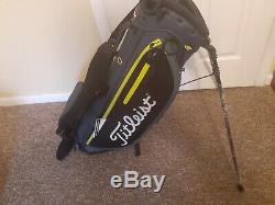 New Titleist Stand Bag 4 Plus Black/Charcoal $159 Free Shipping