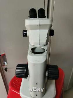 OLYMPUS Microscope SZ61 45 degree+New wf 10x eyepiece+light+Stand #ship EXPRESS