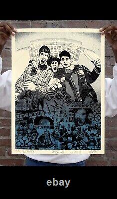 Obey Giant Beastie Boys Stand Together Signed & Numbered Set LE 250 Shipped