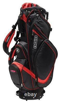 Ogio Vision Stand Golf Bag Brand new in box- FREE SHIPPING Black and Red