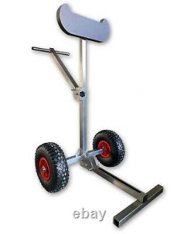 Outboard Boat Motor Carrier Cart Stand Trolley Heavy Duty Foldable Free Shipping