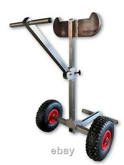 Outboard Boat Motor Carrier Cart Stand Trolley Heavy Duty Foldable Free Shipping
