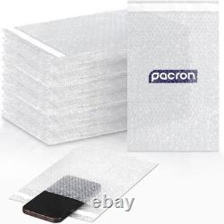 PACRON Clear Bubble Bags Self-Sealing Pouches for Shipping & Packing