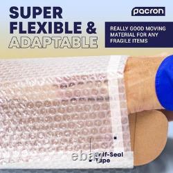 PACRON Clear Bubble Bags Self-Sealing Pouches for Shipping & Packing