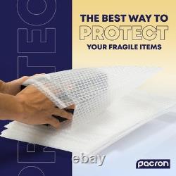 PACRON Clear Bubble Bags Self-Sealing Pouches for Shipping & Packing