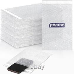 PACRON Clear Bubble Bags Self-Sealing Pouches for Shipping & Packing