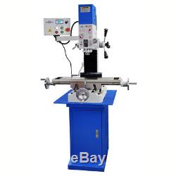 PM-727-V VERTICAL BENCH TOP MILLING MACHINE withSTAND VARIABLE SPEED FREE SHIPPING