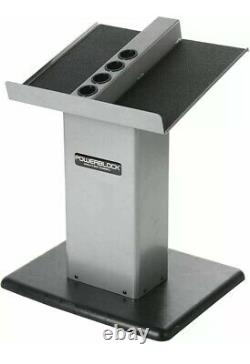 POWERBLOCK Large Column Stand, Silver/Black for EXP ELITE AND PRO Ships Fast
