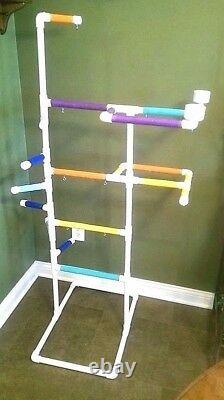 PVC Parrot Play Gym MAX FLOOR PERCH \ Stand FREE SHIPPING