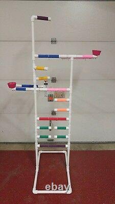 PVC Parrot Play Gym MAX FLOOR PERCH \ Stand FREE SHIPPING