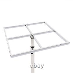 Painting Spraying Rotation Platform Stand Stainless Steel Adjustable Height