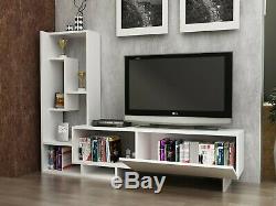 Pegai Modern TV Stand and Entertainment Center for TVs up to 55 Ships Free