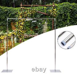 Photography Backdrop Stand Wedding Square Entryway Arch Frame Flower Decor Rack