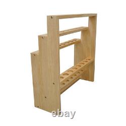 Pinewood Solid Wood Walking Stick Display Rack Stand Hold 24 Canes free shipping
