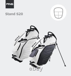 Ping 2022 Stand S20 Men's Golf Stand Bag 8.5inch 5Way 7lbs UPS Ship# Black