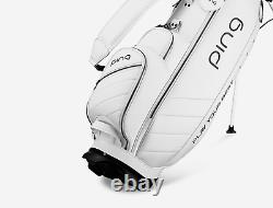 Ping 2023 Stand WJ Stand Bag Women's Golf 9 4Way PU 7lbs Ups Ship White