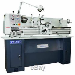 Pm-1340gt 13x40 Ultra Precision Lathe Large Spindle Bore Taiwan 3ph Ships Free