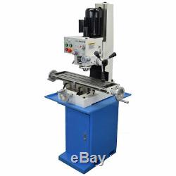 Pm-727m Vertical Bench Top Milling Machine With Stand Geared Head Free Shipping