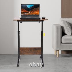 Portable Presentation Podium Rolling Computer Stand with brake Height Adjustable