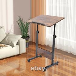 Portable Presentation Podium Rolling Computer Stand with brake Height Adjustable