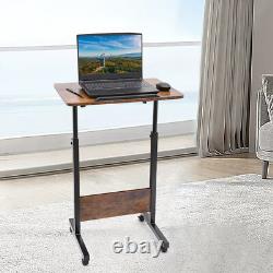 Portable Presentation Podium Rolling Computer Stand with brake Height Adjustable