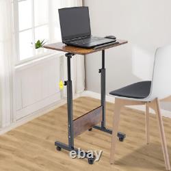 Portable Presentation Podium Rolling Computer Stand with brake Height Adjustable