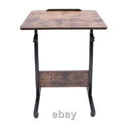 Portable Presentation Podium Rolling Computer Stand with brake Height Adjustable