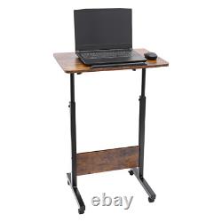 Portable Presentation Podium Rolling Computer Stand with brake Height Adjustable