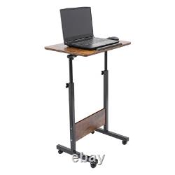 Portable Presentation Podium Rolling Computer Stand with brake Height Adjustable