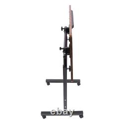 Portable Presentation Podium Rolling Computer Stand with brake Height Adjustable