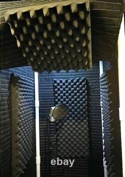 Portable Stand-In Vocal Booth with Light & with Door Enclosure FREE SHIP