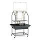 Prevue Parrot Play Stand Black Hammertone 30x22x57 Inches. Free Shipping