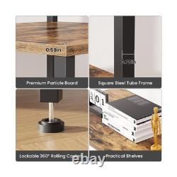 Printer Stand with Charging Station, 49 Tall 4-Tier Printer Stand. Fast Ship